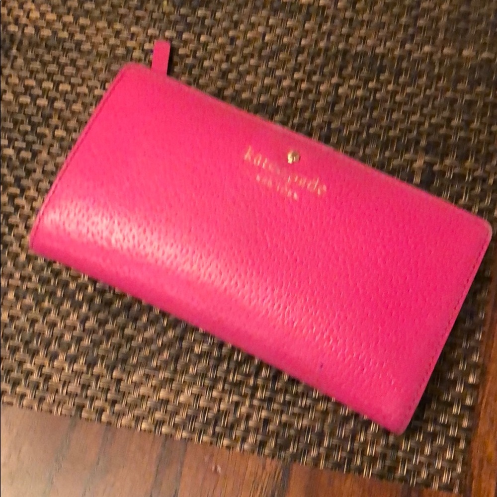 Kate Spade hot pink clutch!